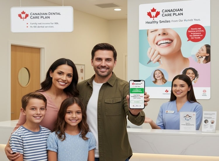 a family checking qualification for Free Fluoride Treatments with CDCP