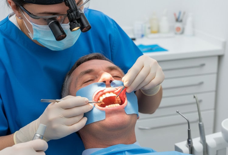 treatment of bleeding gums when brushing